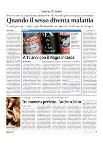 Quando il sesso diventa malattia