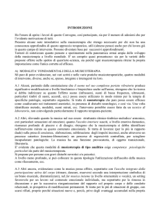 ATTIVITA` DI MUSICOTERAPIA IN OSPEDALE
