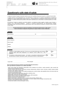 Questionario sullo stato di salute