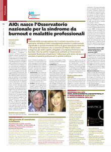 AIO: nasce l`Osservatorio nazionale per la sindrome da