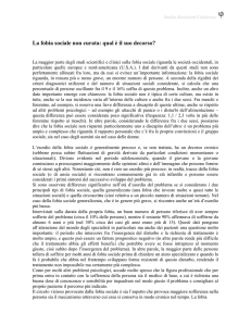 La fobia sociale non curata: qual è il suo decorso?