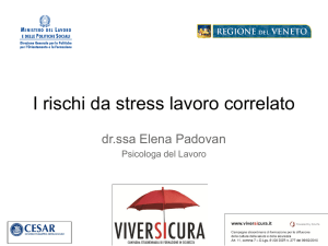 I rischi da stress lavoro correlato