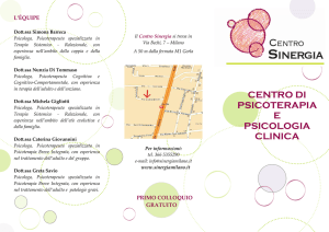 CENTRO DI PSICOTERAPIA E PSICOLOGIA CLINICA
