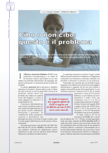 Cibo o non cibo: questo è il problema