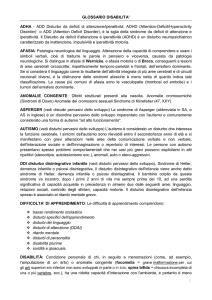 GLOSSARIO DISABILITA