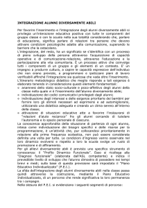 Integrazione alunni diversamente abili - Comune di Ferrara