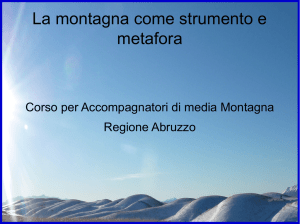 La montagna come strumento