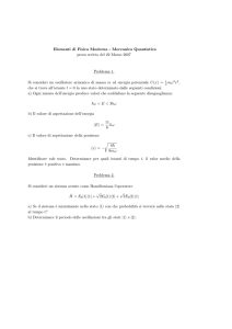 22 Marzo 2007  - Dipartimento di Matematica e Fisica