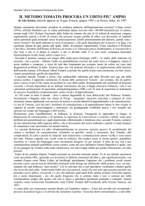 Udito più ampio-Metodo Tomatis
