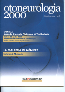 La Malattia di Ménière