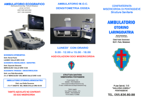 Otorinolaringoiatria - Misericordia Di Pontassieve