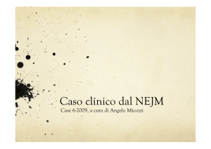 Caso clinico dal NEJM