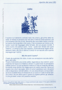 r(eartire dai sensi (111) Creato da qualcosa che vibra, è solo una
