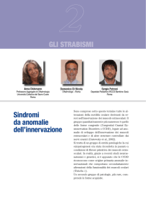 Sindromi da anomalie dell`innervazione gli StraBiSmi