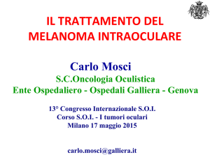 Il trattamento del melanoma intraoculare