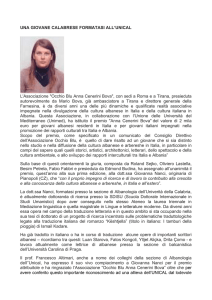 Premio per la promozione dei rapporti culturali tra Italia e Albania a