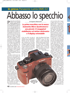 In prova Panasonic Lumix DMC-G1