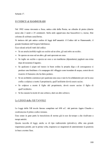 Il CODICE di HAMMURABI