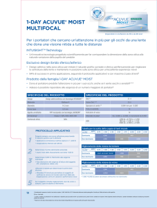 scheda tecnica di 1-DAY ACUVUE ® MOIST MULTIFOCAL