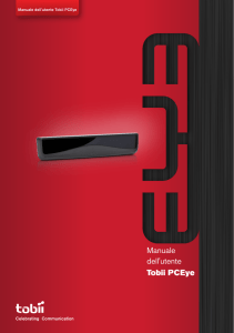 Manuale dell`utente Tobii PCEye