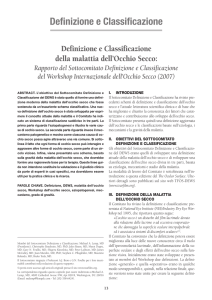 Definizione e Classificazione