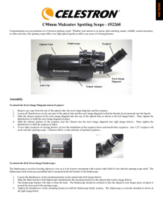 C90mm Maksutov Spotting Scope - #52268