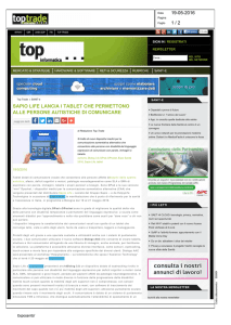 sapio life lancia i tablet che permettono alle persone