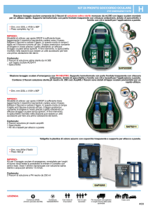 KIT DI PRONTO SOCCORSO OCULARE