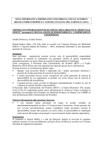 Informazioni sui farmaci: Home Page