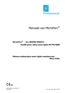 Manuale uso MicroPerc