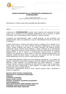 CONSENSO INFORMATO ALL`INTERVENTO CHIRURGICO DI