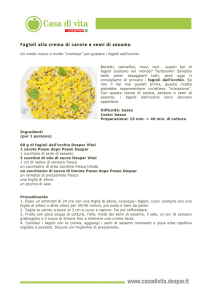 Fagioli alla crema di carote e semi di sesamo - Casa Di Vita