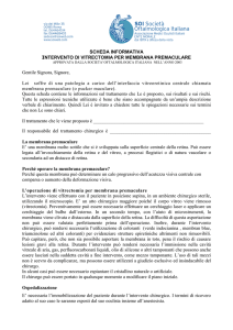 Consenso informato S.O.I. alla chirurgia del Pucker