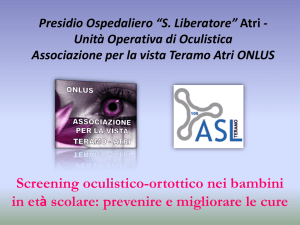 Unità Operativa di Oculistica Associazione per la vista