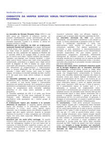 Cheratite da herpes simplex virus