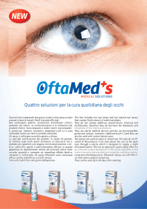 Quattro soluzioni per la cura quotidiana degli occhi - Farmac
