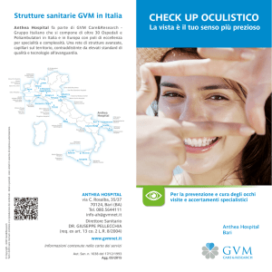 check up oculistico