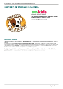 History of Missione Cuccioli