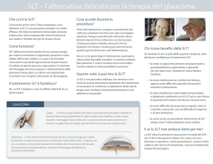 SLT – l`alternativa delicata per la terapia del glaucoma