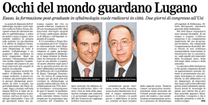 Occhi del mondo guardano Lugano