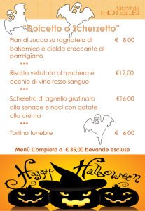 “Dolcetto o Scherzetto”