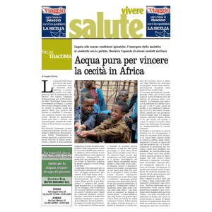 Acqua pura per vincere la cecità in Africa vivere