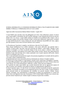Scheda Informativa e Consenso Informato per il trattamento