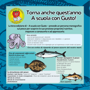 percorso monografico pesce