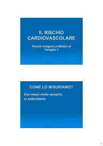 il rischio cardiovascolare