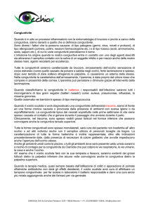 CONGIUNTIVITE