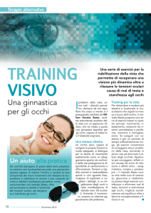 una ginnastica per gli occhi
