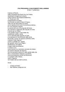 276) PREGHIERA A SAN ROBERTO BELLARMINO
