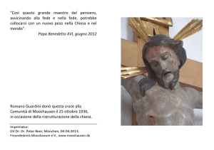 “Così questo grande maestro del pensiero, avvicinando alla fede e