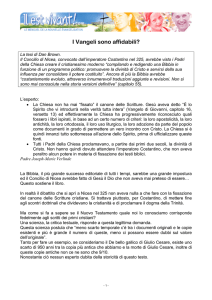 I Vangeli sono affidabili